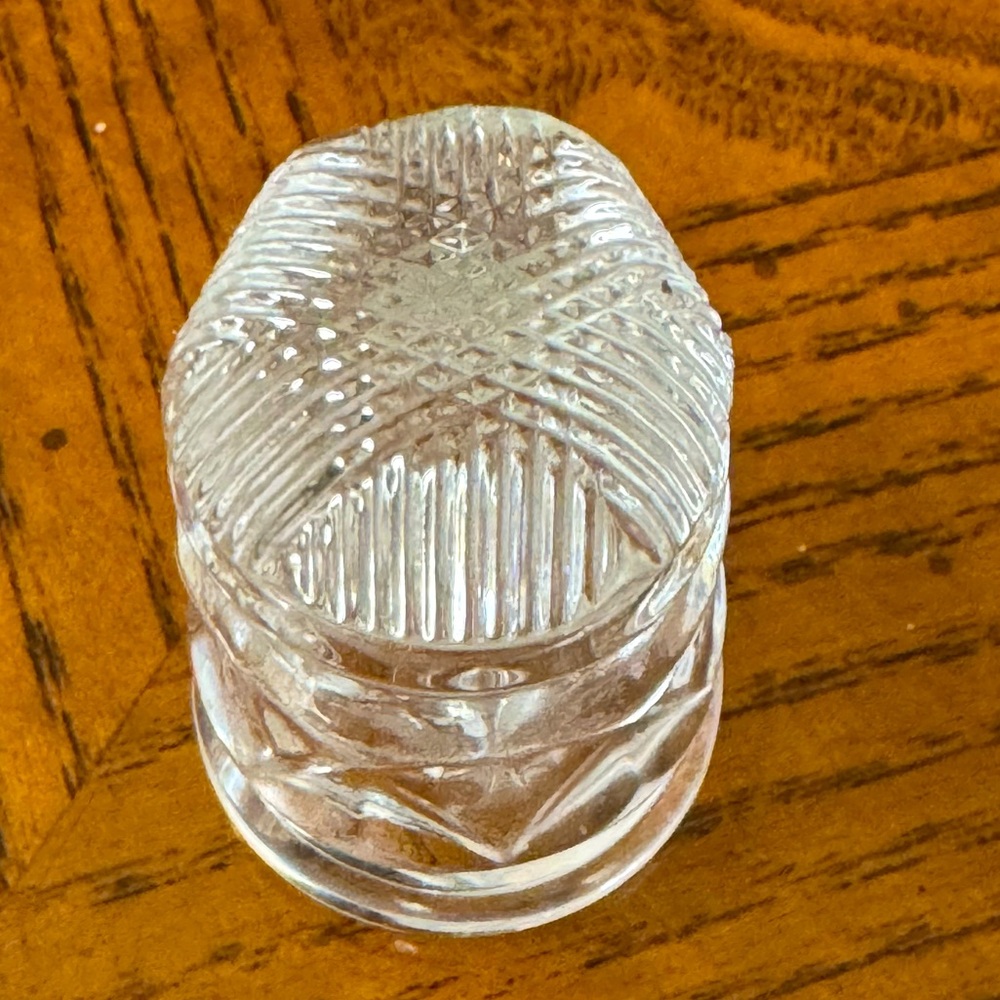 Waterford Crystal Thimble from Ireland - Picture 4 of 5